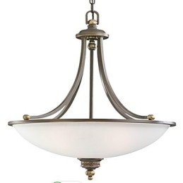 Lampada a sospensione in metallo bronzo Rustic Lodge