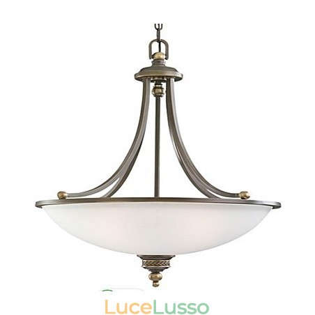 Lampada a sospensione in metallo bronzo Rustic Lodge Lampada a sospensione in metallo bronzo Rustic Lodge