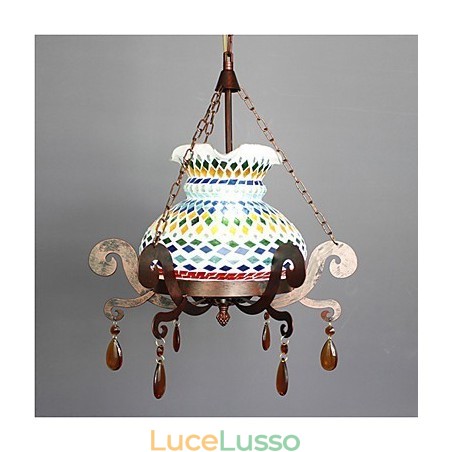 Lampadario vintage singolo in stile industriale pastorale con un posto Lampadario vintage singolo in stile industriale pastorale con un posto