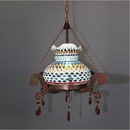 Lampadario vintage singolo in stile industriale pastorale con un posto