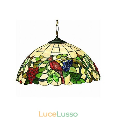 Lampada a sospensione a 2 luci Grapes and Birds Lampada a sospensione a 2 luci Grapes and Birds