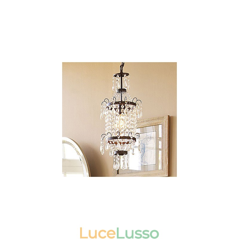 Lampada a sospensione in cristallo