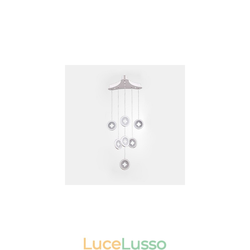 Lampada a sospensione da 63 W, illuminazione decorativa moderna per la casa