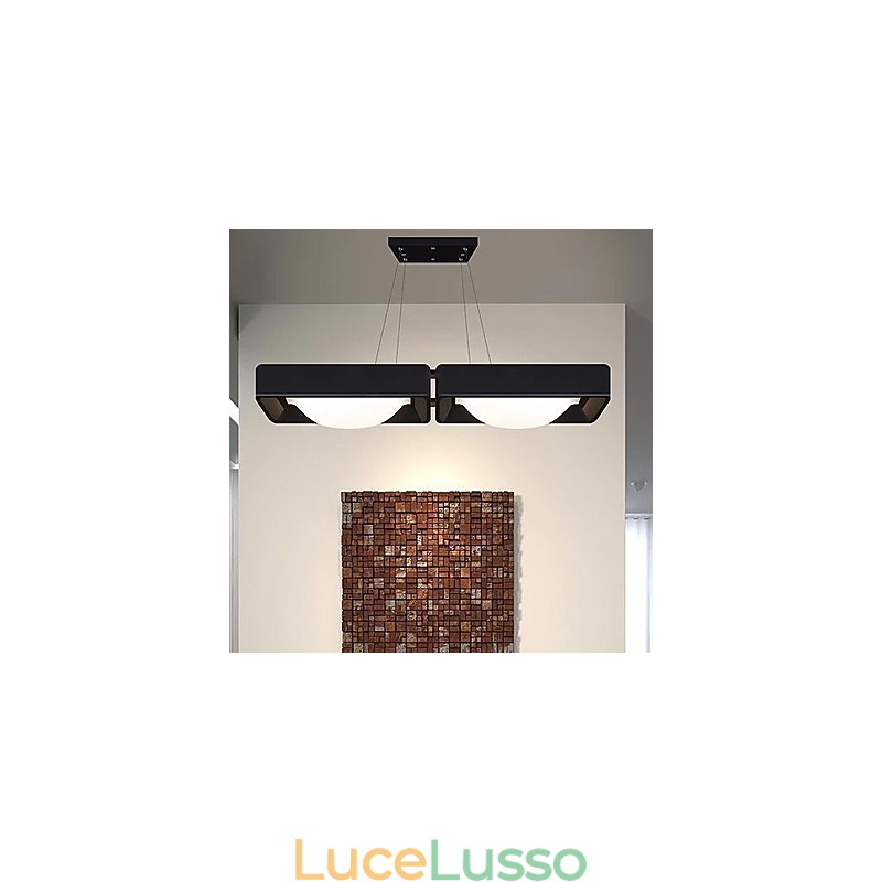 Lampadari a sospensione 2 luci moderni semplici artistici