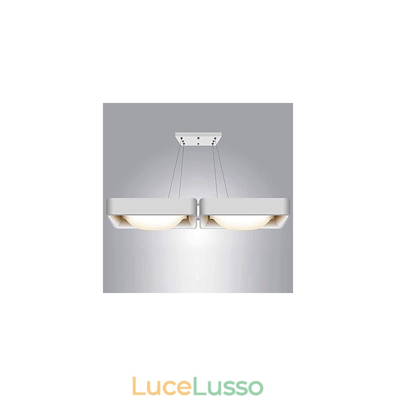 Lampadari a sospensione 2 luci moderni semplici artistici