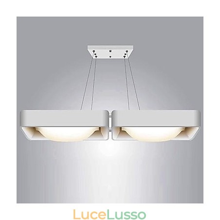 Lampadari a sospensione 2 luci moderni semplici artistici