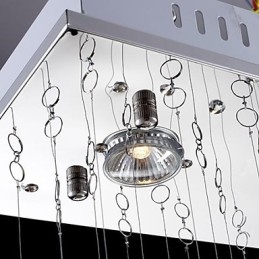 Moderno Contemporaneo Tradizionale Classico Rustico Lodge Vintage Country Isola Cristallo Mini Stile Elettroplaccato