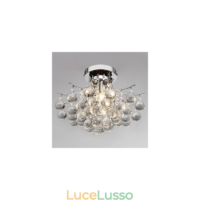 Lampadario moderno in cristallo 3 luci