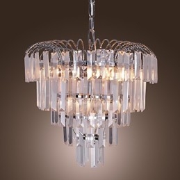 Lussuoso lampadario di cristallo
