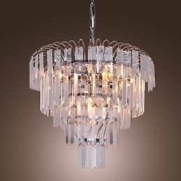Lussuoso lampadario di cristallo