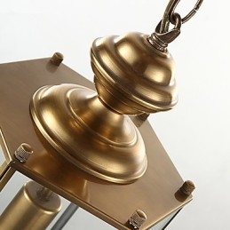 Lampade a sospensione in cristallo Mini stile tradizionale classico metallo