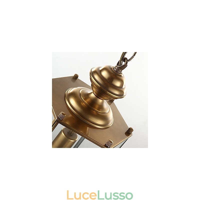 Lampade a sospensione in cristallo Mini stile tradizionale classico metallo