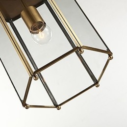 Lampade a sospensione in cristallo Mini stile tradizionale classico metallo