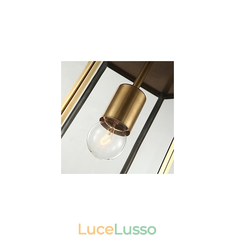 Lampade a sospensione in cristallo Mini stile tradizionale classico metallo