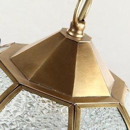 Lampade a sospensione in cristallo Mini stile tradizionale classico metallo