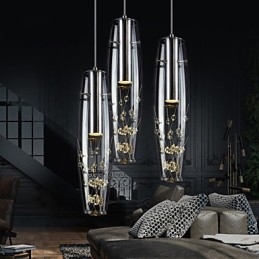 Lampada a sospensione moderna e contemporanea in metallo galvanizzato stile mini per bambini