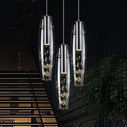 Lampada a sospensione moderna e contemporanea in metallo galvanizzato stile mini per bambini