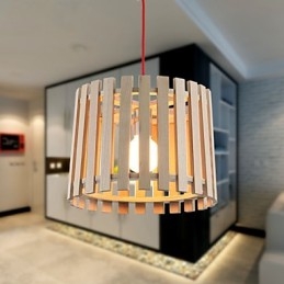 Lampade a sospensione Mini Style Modern Contemporary Legno