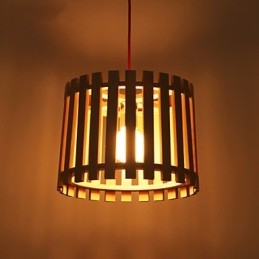Lampade a sospensione Mini Style Modern Contemporary Legno