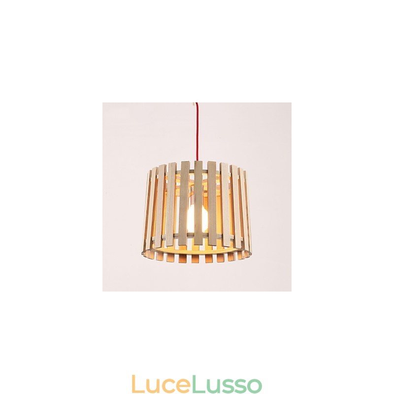Lampade a sospensione Mini Style Modern Contemporary Legno