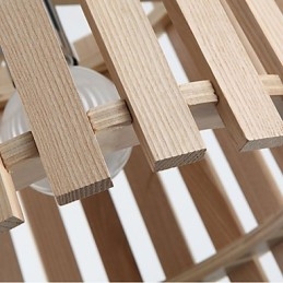 Lampade a sospensione Mini Style Modern Contemporary Legno