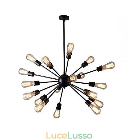 Moderna lampada a sospensione da 20 luci con caratteristica radiale Moderna lampada a sospensione da 20 luci con caratteristica radiale