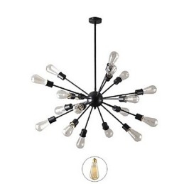 Moderna lampada a sospensione da 20 luci con caratteristica radiale