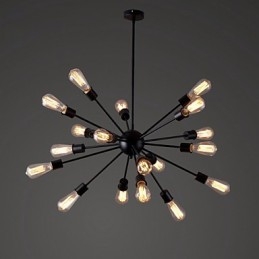 Moderna lampada a sospensione da 20 luci con caratteristica radiale