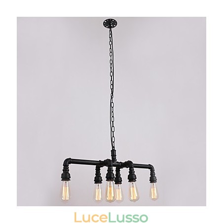 Ciondolo con pittura leggera a forma di tubo dell'acqua retrò Ciondolo con pittura leggera a forma di tubo dell'acqua retrò