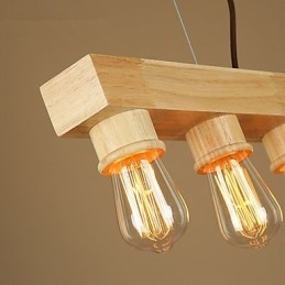 Lampade a sospensione Country Wood Bamboo
