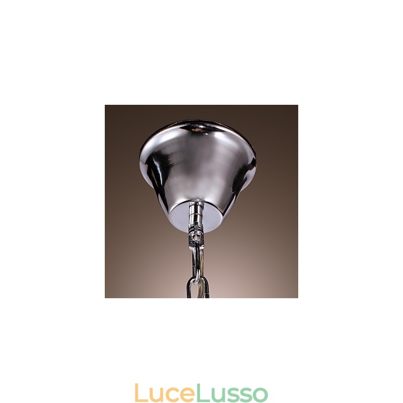 Lampada a sospensione moderna in metallo elettroplaccato in stile mini cristallo contemporaneo