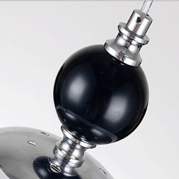 Lampada a sospensione rotonda classica moderna da calcio a 3 luci