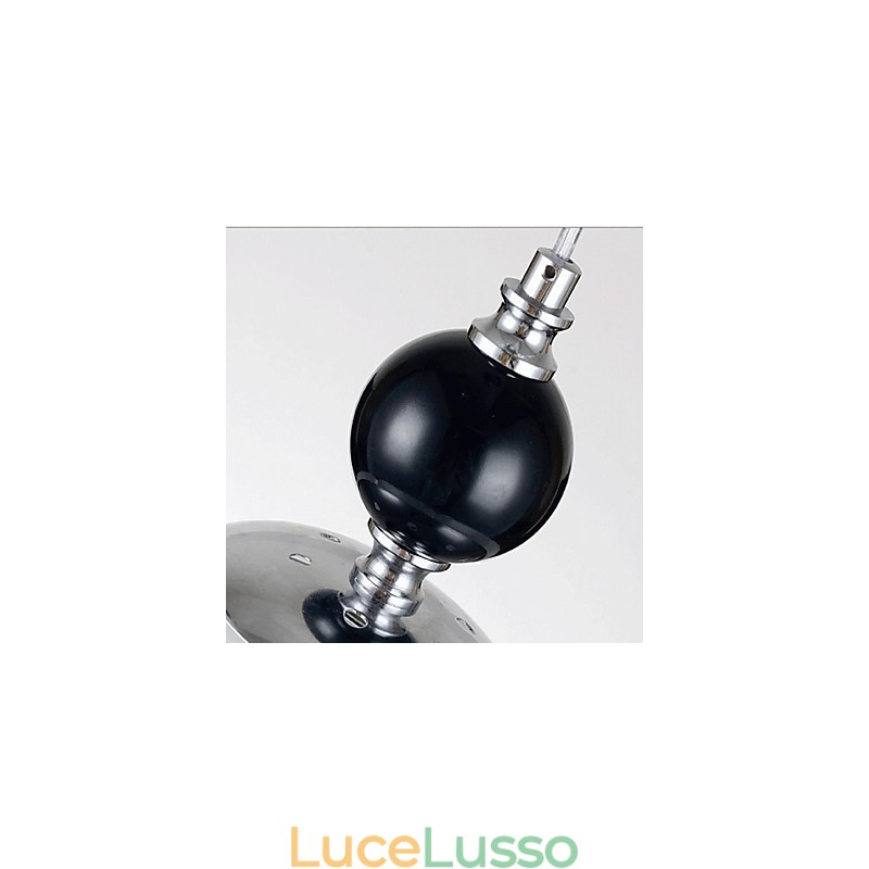 Lampada a sospensione rotonda classica moderna da calcio a 3 luci