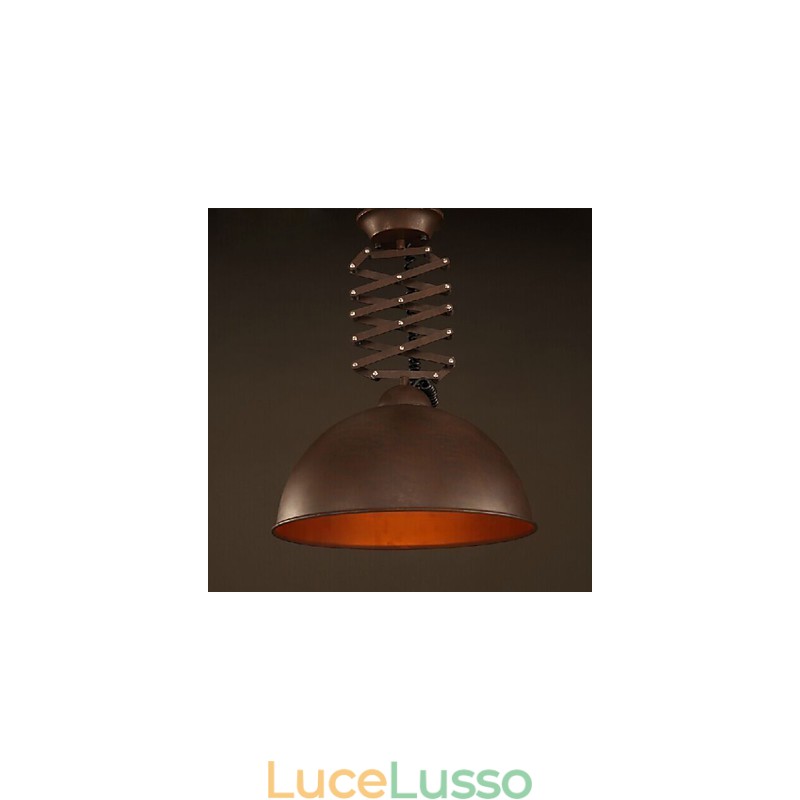 Paralume in ferro battuto nero flessibile lampadario industriale capannone caffè coperchio paralume lampadario