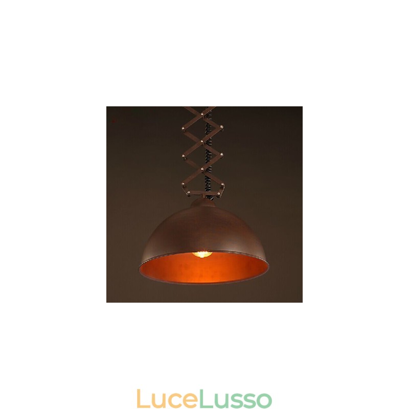 Paralume in ferro battuto nero flessibile lampadario industriale capannone caffè coperchio paralume lampadario