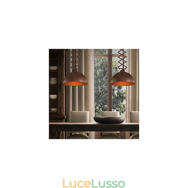 Paralume in ferro battuto nero flessibile lampadario industriale capannone caffè coperchio paralume lampadario