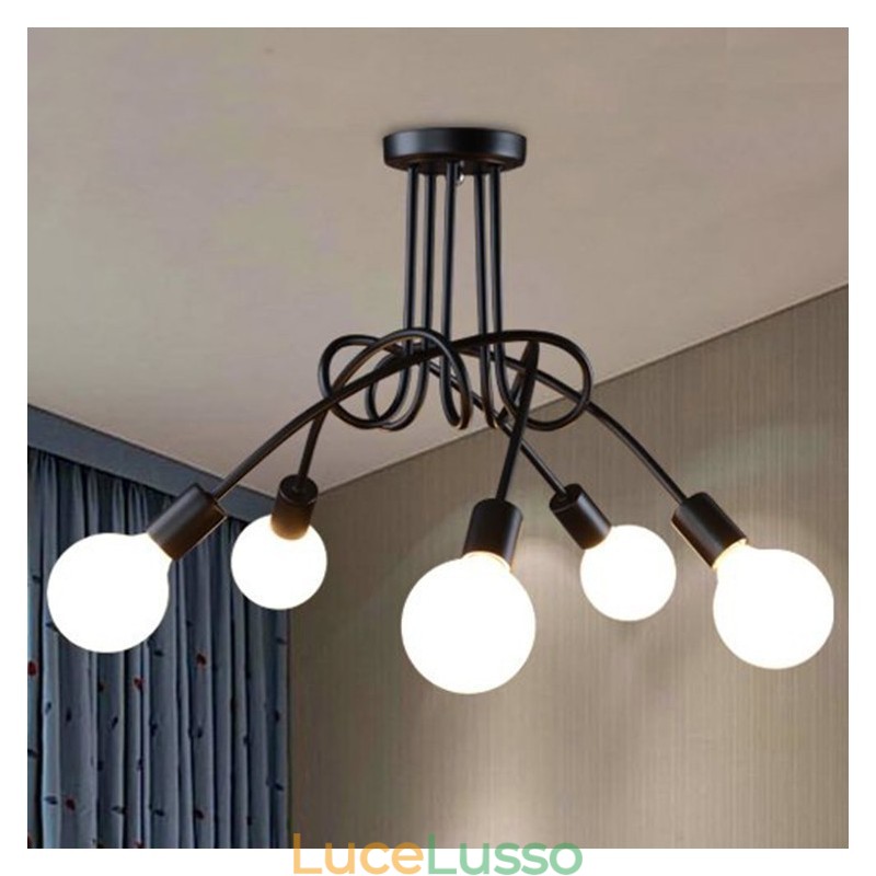 Lampade a sospensione moderne contemporanee in metallo