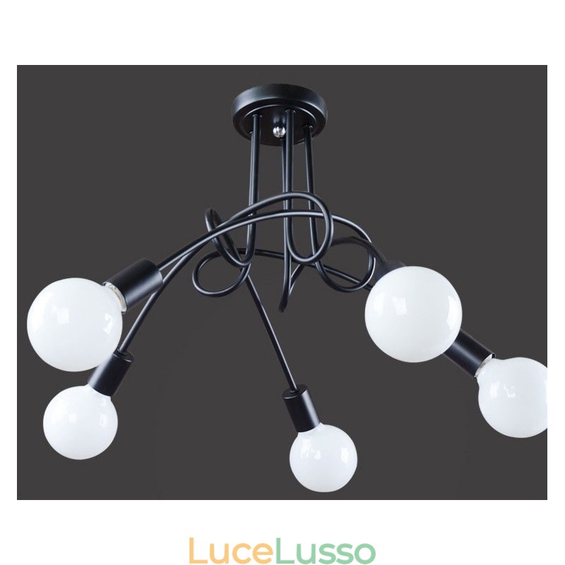 Lampade a sospensione moderne contemporanee in metallo