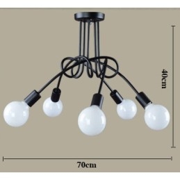 Lampade a sospensione moderne contemporanee in metallo