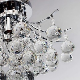 Lampadario moderno in cristallo 3 luci