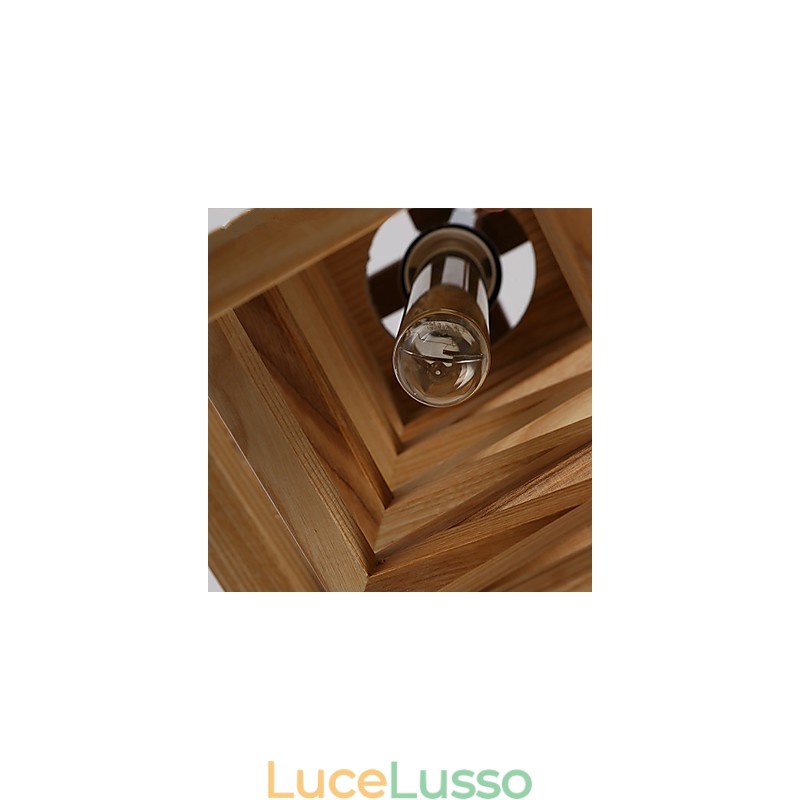 Lampade a sospensione Country Wood Bamboo