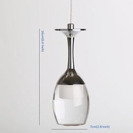 Lampada a sospensione moderna 7 luci lampadine integrate incluse luce scale