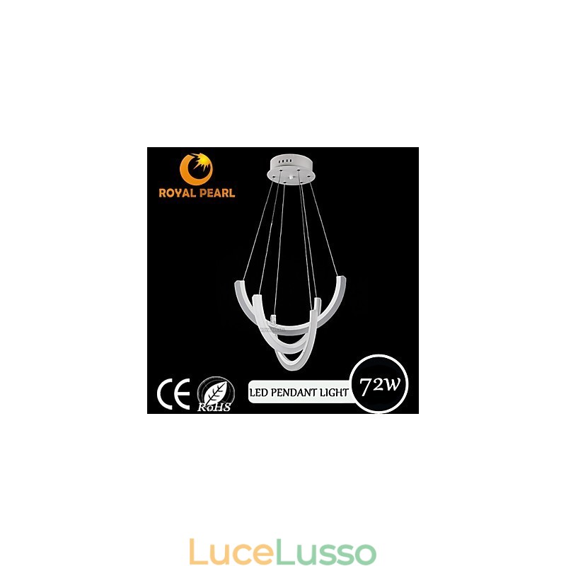 Lampada a sospensione moderna in acrilico dal design contemporaneo