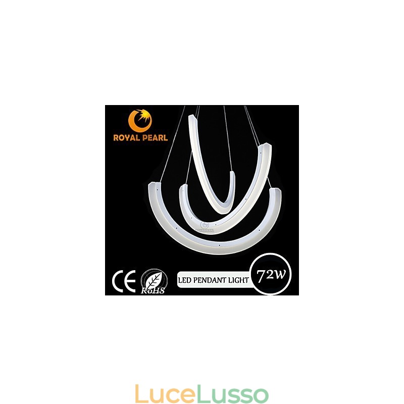 Lampada a sospensione moderna in acrilico dal design contemporaneo