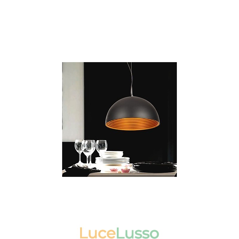 Lampada a sospensione moderna e contemporanea in stile retrò con ciotola mini
