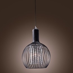 Lampada a sospensione moderna e contemporanea in stile mini in cristallo, elettroplaccata