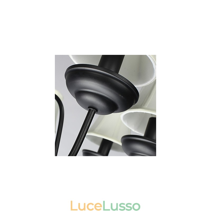 Lampadario moderno contemporaneo in metallo
