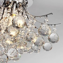 Lampadario moderno in cristallo 3 luci