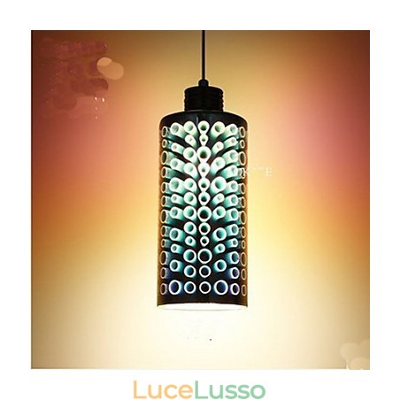 Semplice tavolo 3D in vetro creativo pendente