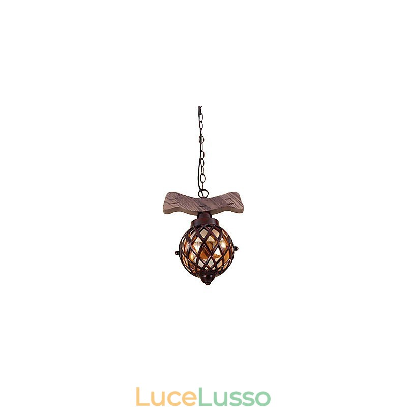 Lampadario a sospensione Mini Style Tradizionale Classico Country Globe